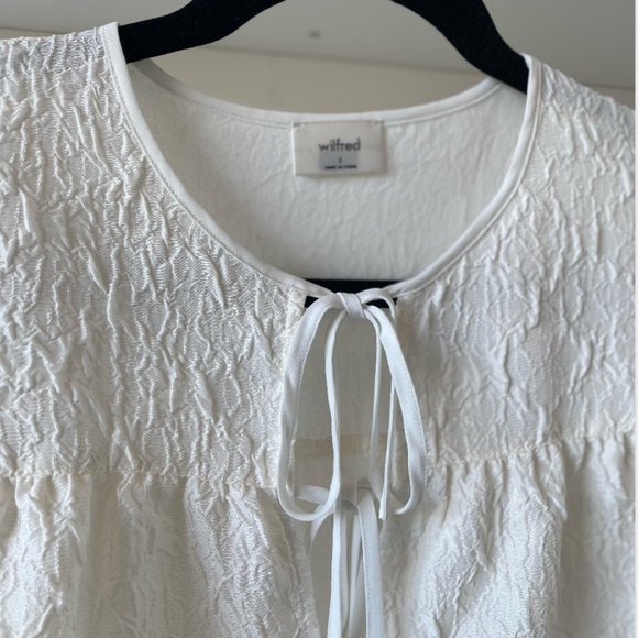 Aritzia Playa Blouse (size small in white) - Picture 3 of 5